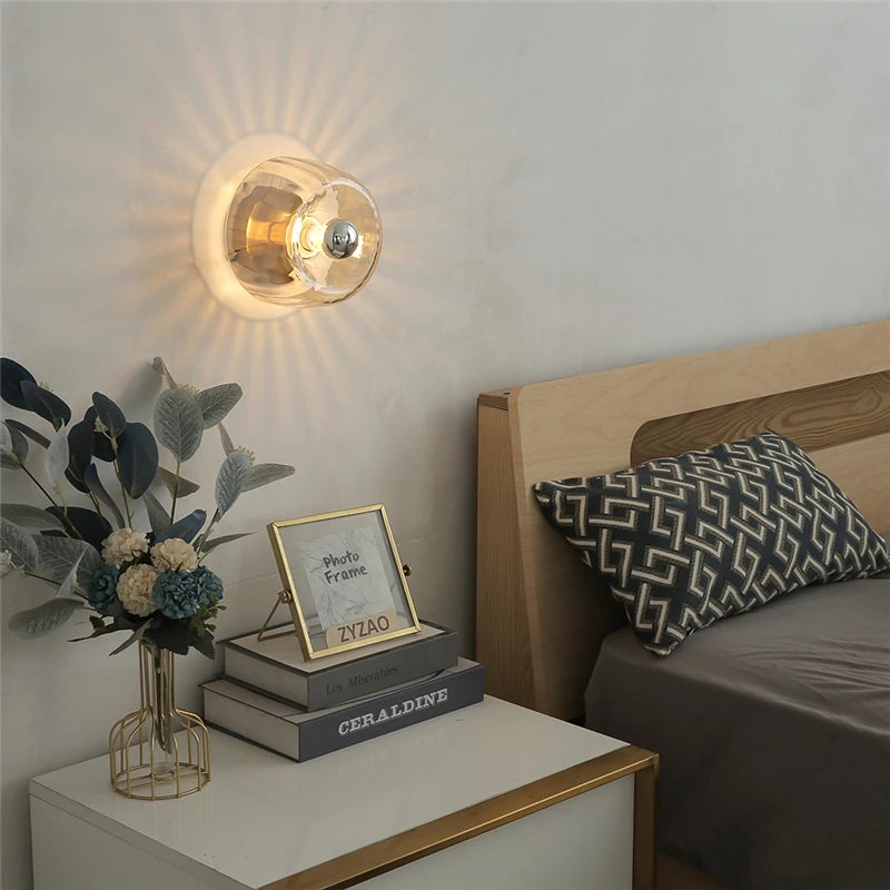 Home Deco LED Bauhaus Glass Wall Lamp