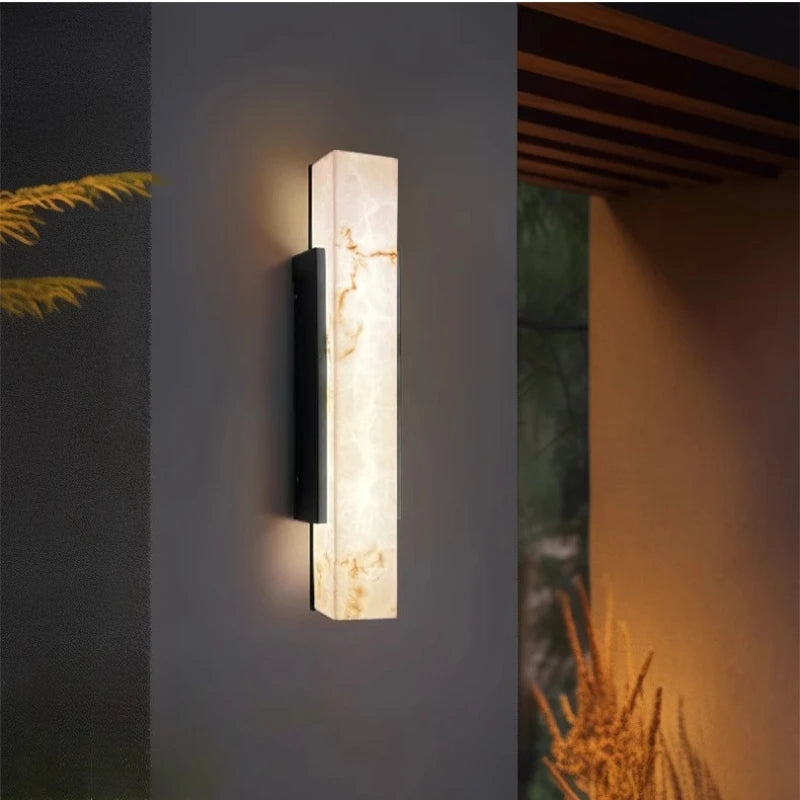 Home Deco Marble LED Outdoor Wall Lamp
