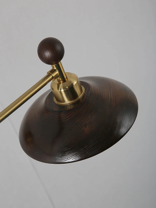 Home Deco Wood Adjustable Telescopic Wall Light