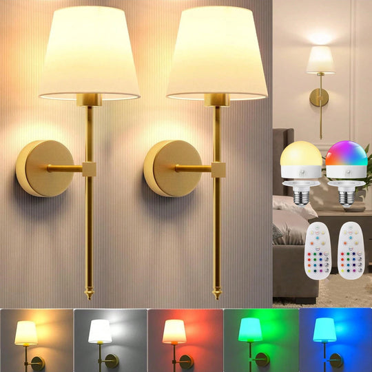 Home Deco Wireless Rechargeable Wall Lamp