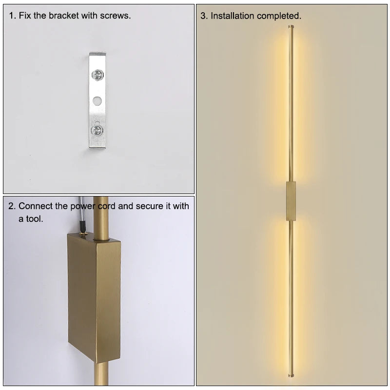 Home Deco Nordic Long LED Wall Lamp