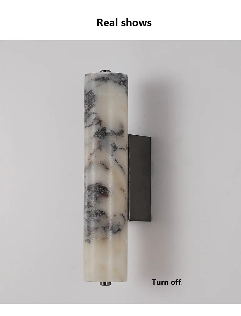 Home Deco Italian Black Marble Wall Lamp
