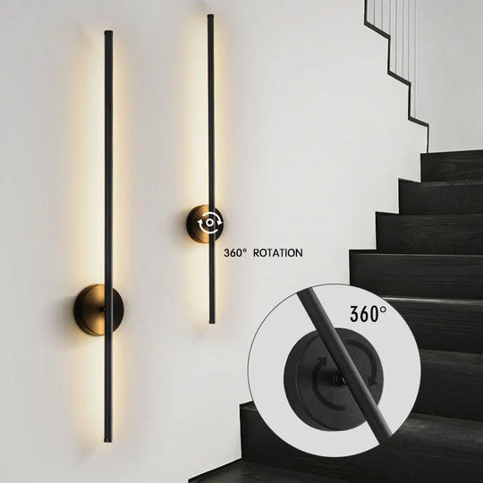 Home Deco Rotatable Dimmable LED Wall Lamp