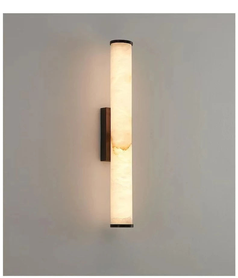 Home Deco Modern Copper Marble Wall Lamp