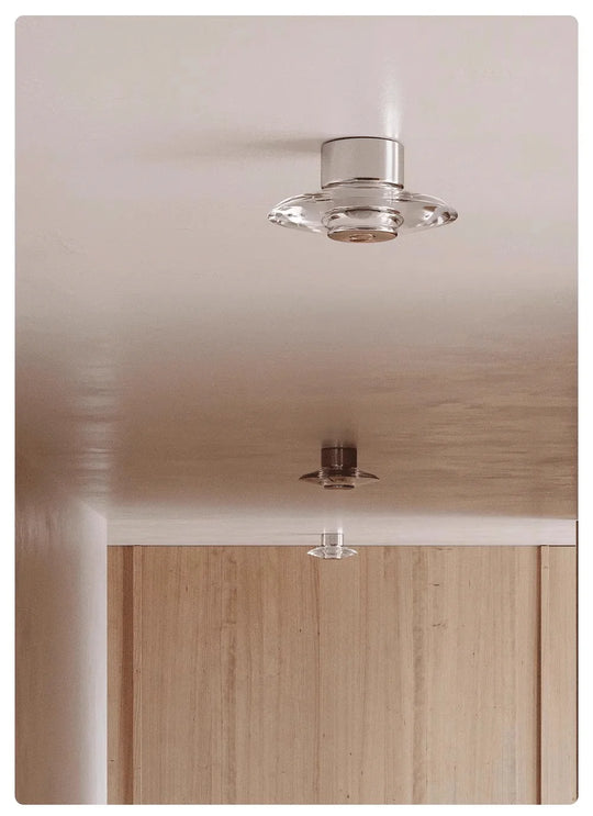 Home Deco Modern Round Crystal Wall Lamp