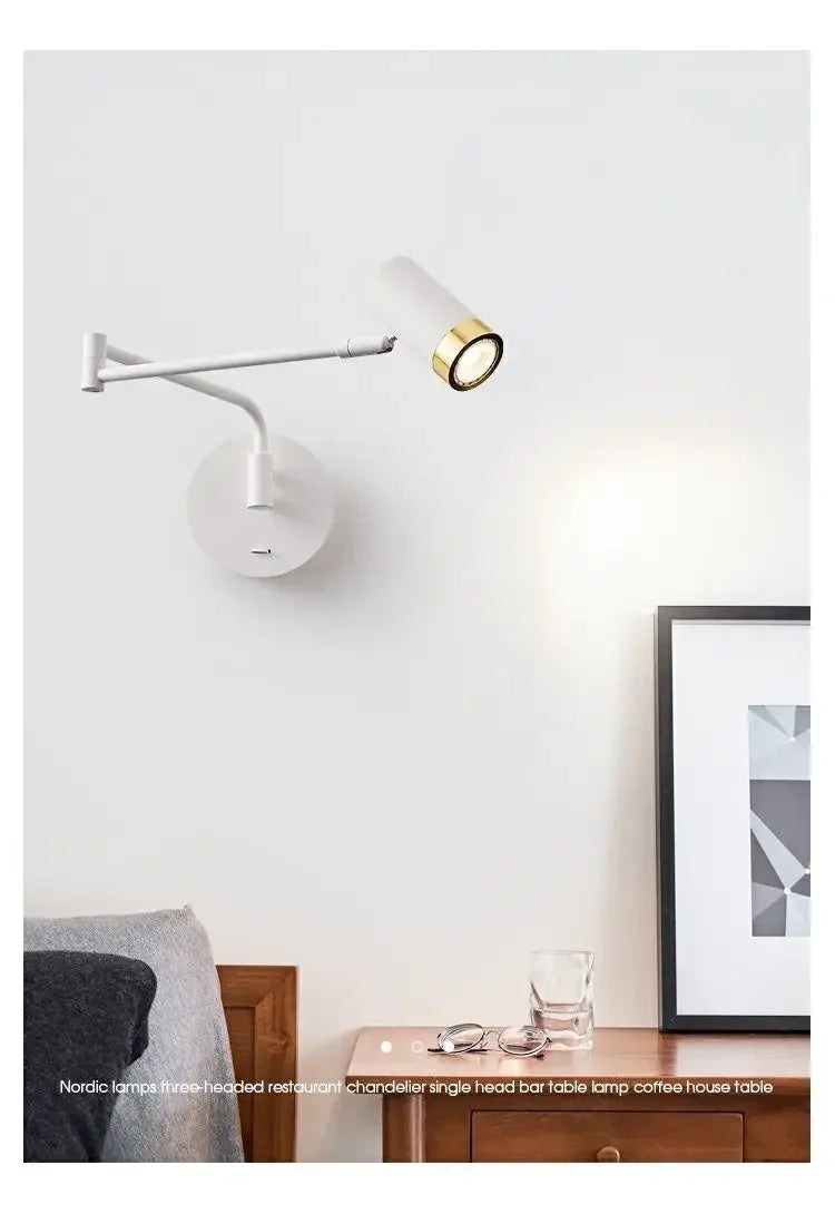 Home Deco Telescopic Reading Wall Lamp