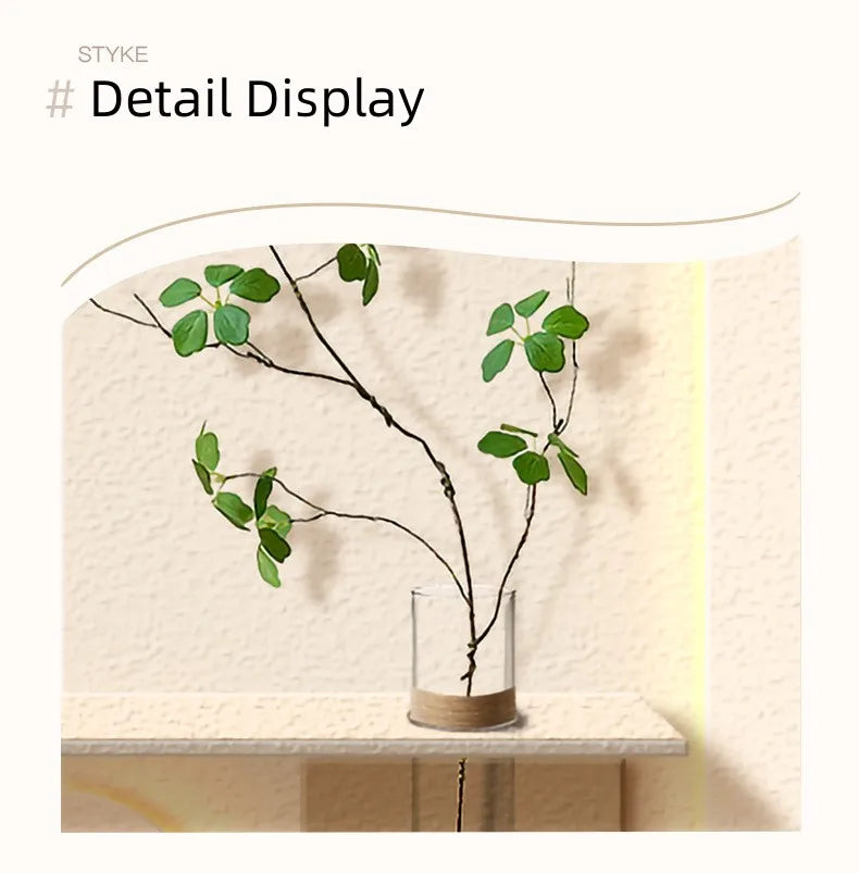 Home Deco Green Plant Wall Light Mural