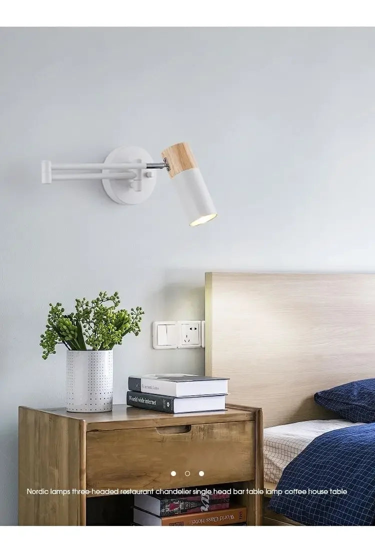 Home Deco Telescopic Reading Wall Lamp