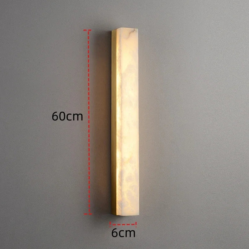 Home Deco Marble Copper Body Wall Lamp
