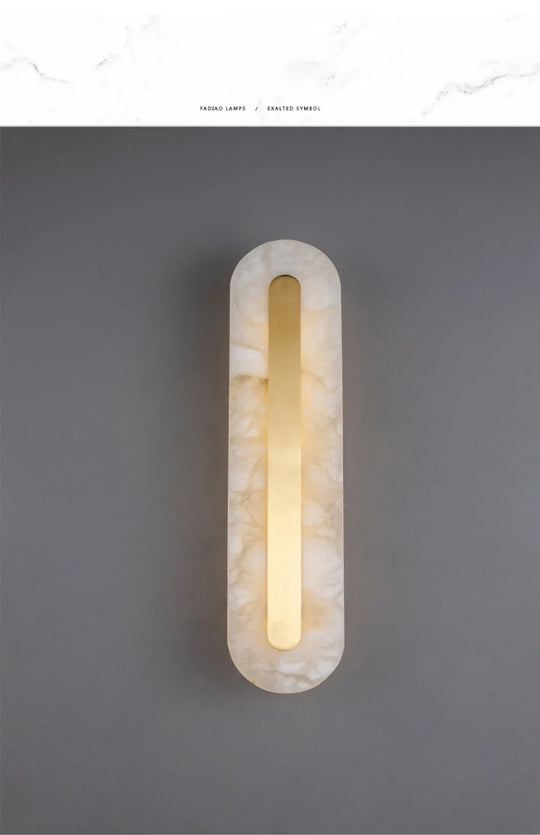 Home Deco Marble Copper Gold Wall Light