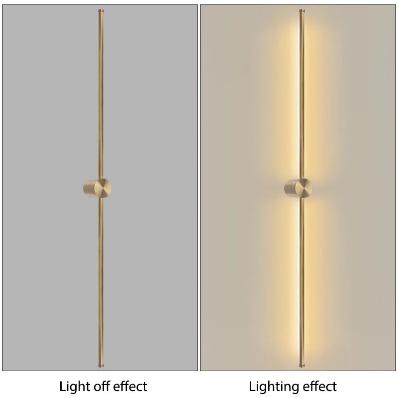 Home Deco White Gold Modern LED Wall Lamp