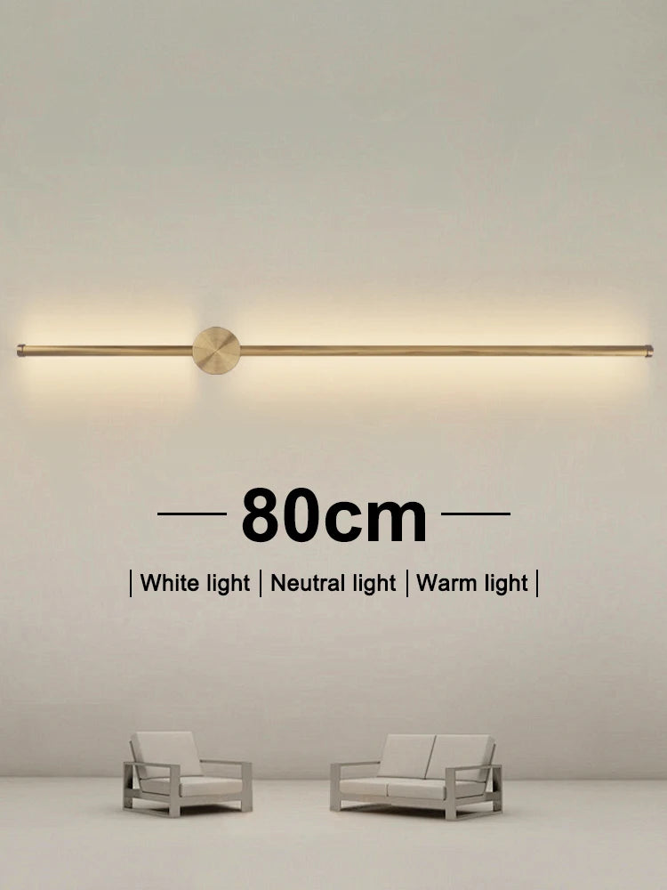 Home Deco White Gold Modern LED Wall Lamp