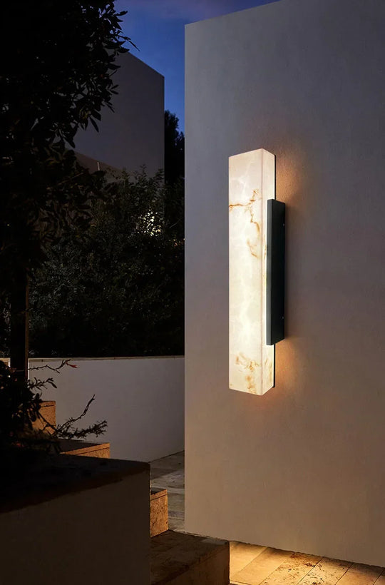 Home Deco Outdoor Imitation Marble LED Wall Light