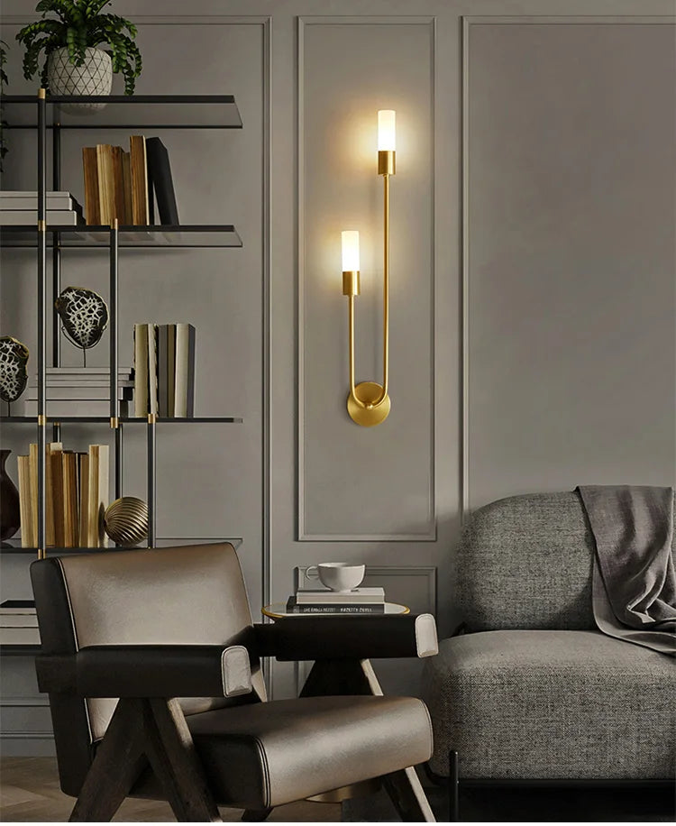 Home Deco Nordic Gold LED Wall Lamp