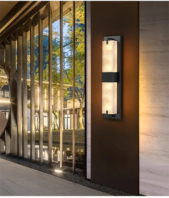 Home Deco Marble LED Outdoor Wall Lamp