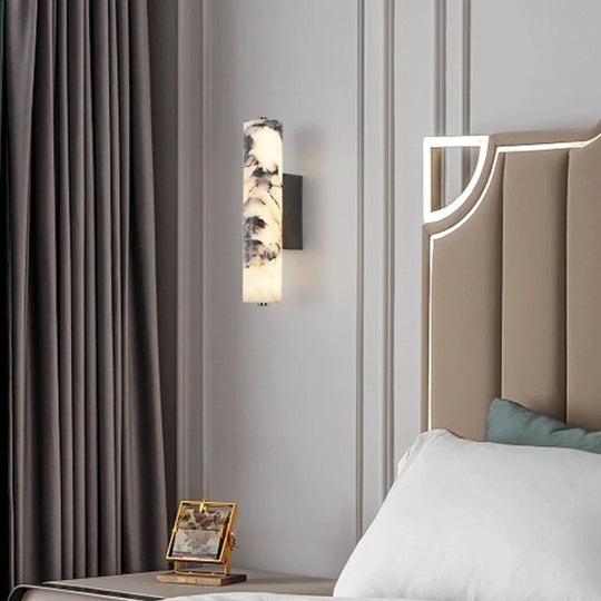 Home Deco Italian Black Marble Wall Lamp