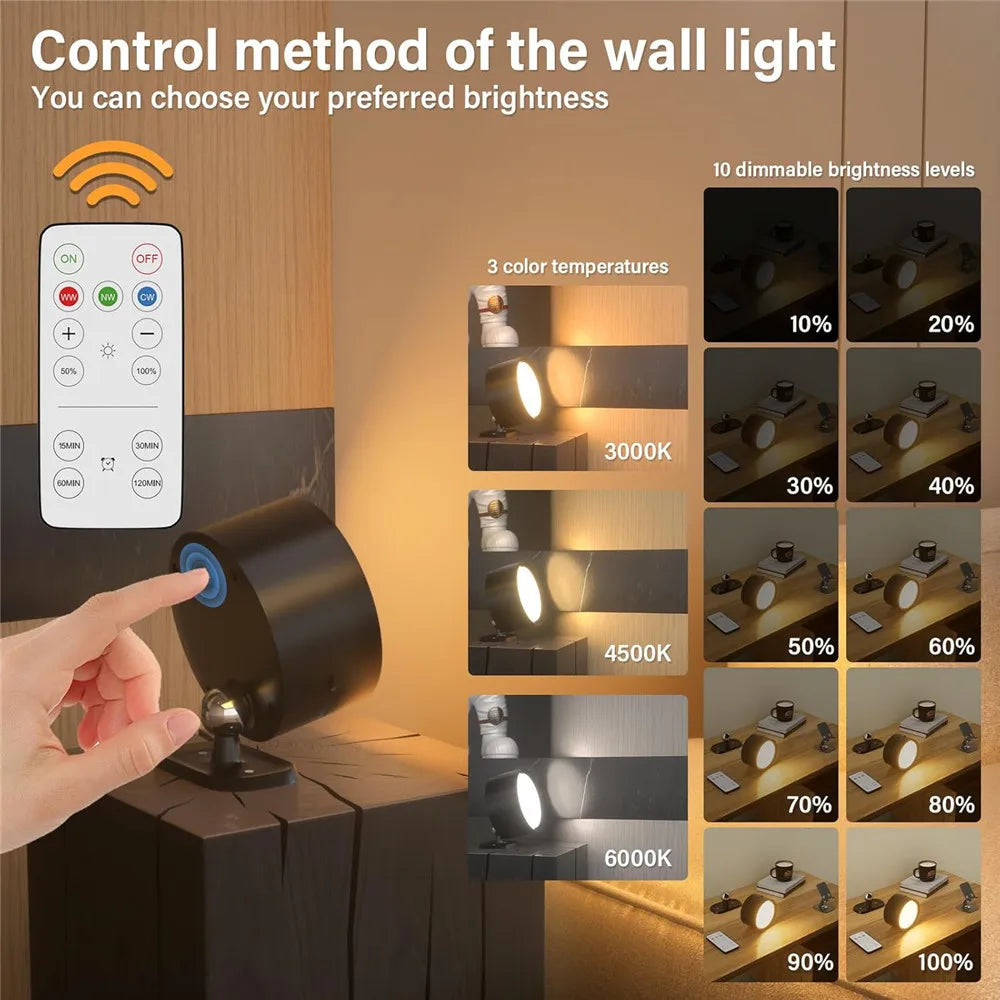 Home Deco RGB Magnetic LED Wall Lamp