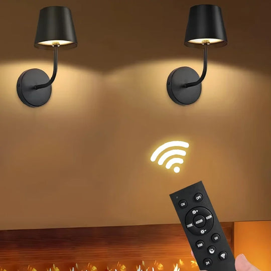 Home Deco USB Rechargeable LED Wall Lamp