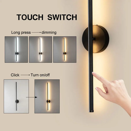 Home Deco Rotatable Dimmable LED Wall Lamp