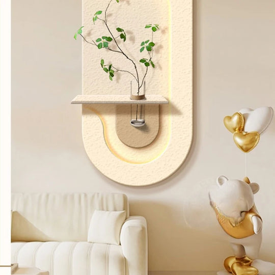 Home Deco Green Plant Wall Light Mural