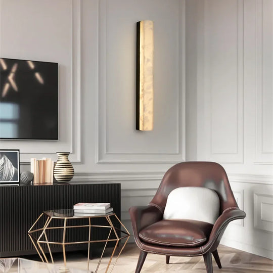 Home Deco Marble Copper Body Wall Lamp