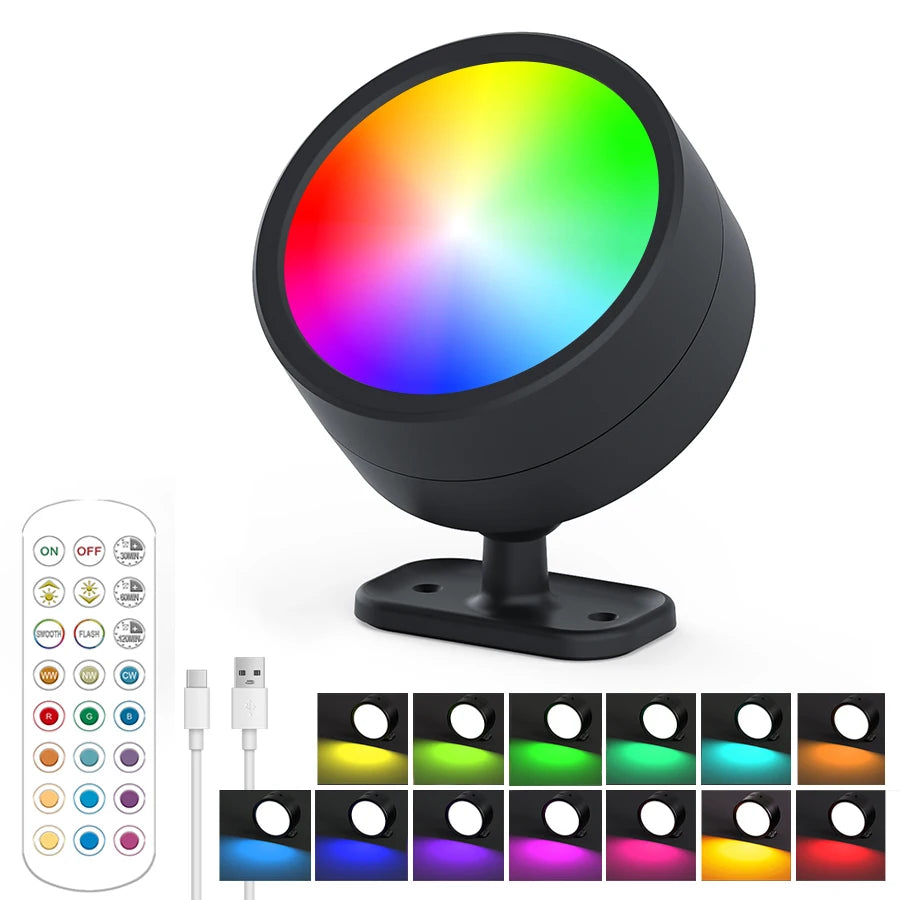 Home Deco RGB Magnetic LED Wall Lamp