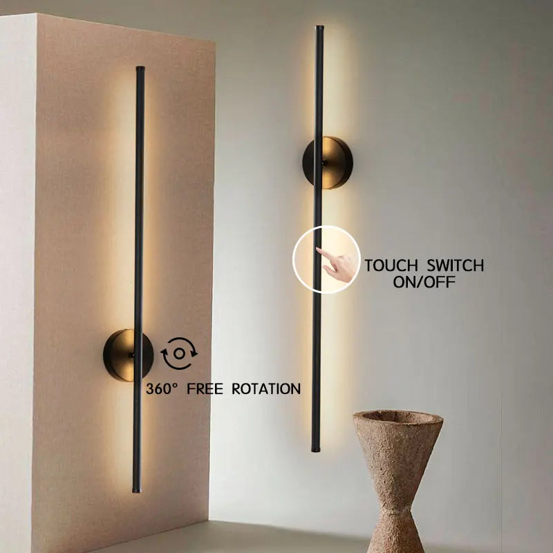 Home Deco Rotatable Dimmable LED Wall Lamp