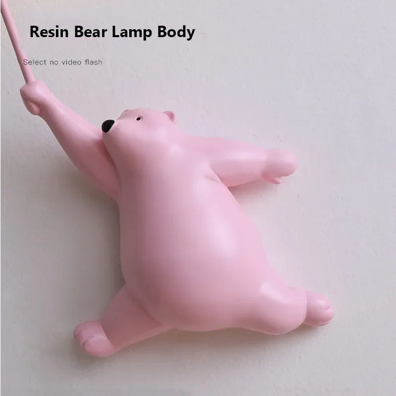 Home Deco Polar Bear LED Wall Lamp