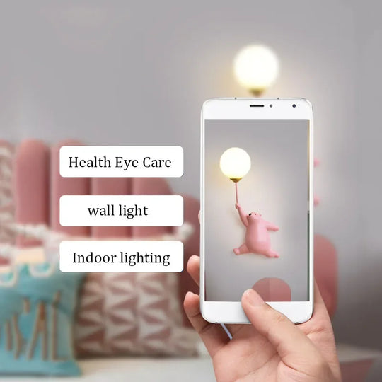 Home Deco Polar Bear LED Wall Lamp