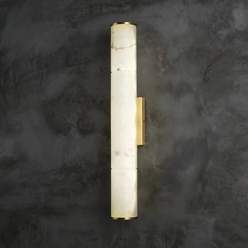 Home Deco Modern Copper Marble Wall Lamp