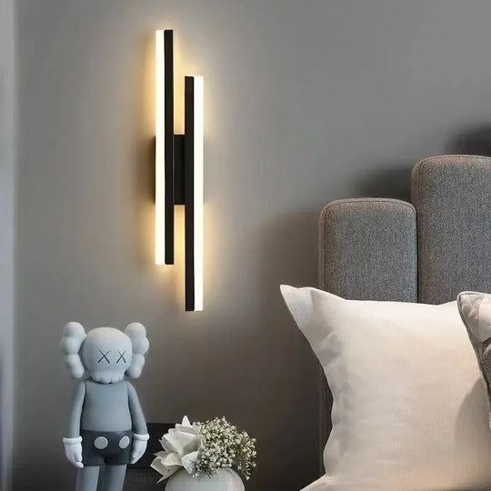 Home Deco Copper Line Acrylic Wall Lamp