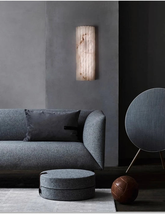 Home Deco Modern Marble Copper Wall Lamp