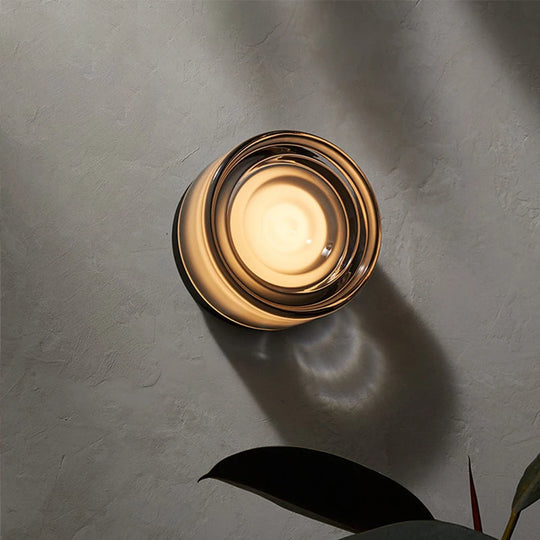 Home Deco Nordic Round Glass Wall Light