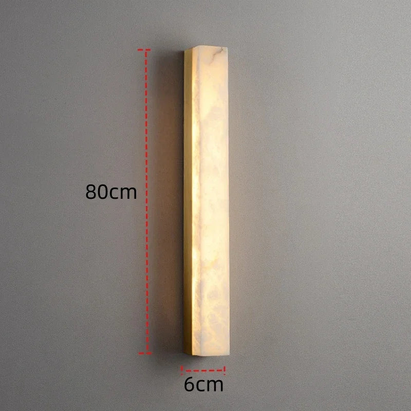 Home Deco Marble Copper Body Wall Lamp