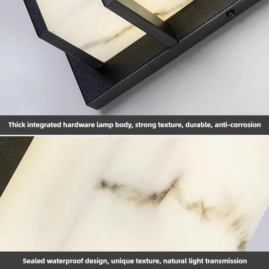 Home Deco Marble LED Outdoor Wall Lamp