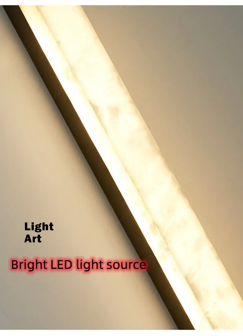 Home Deco Marble Copper Body Wall Lamp