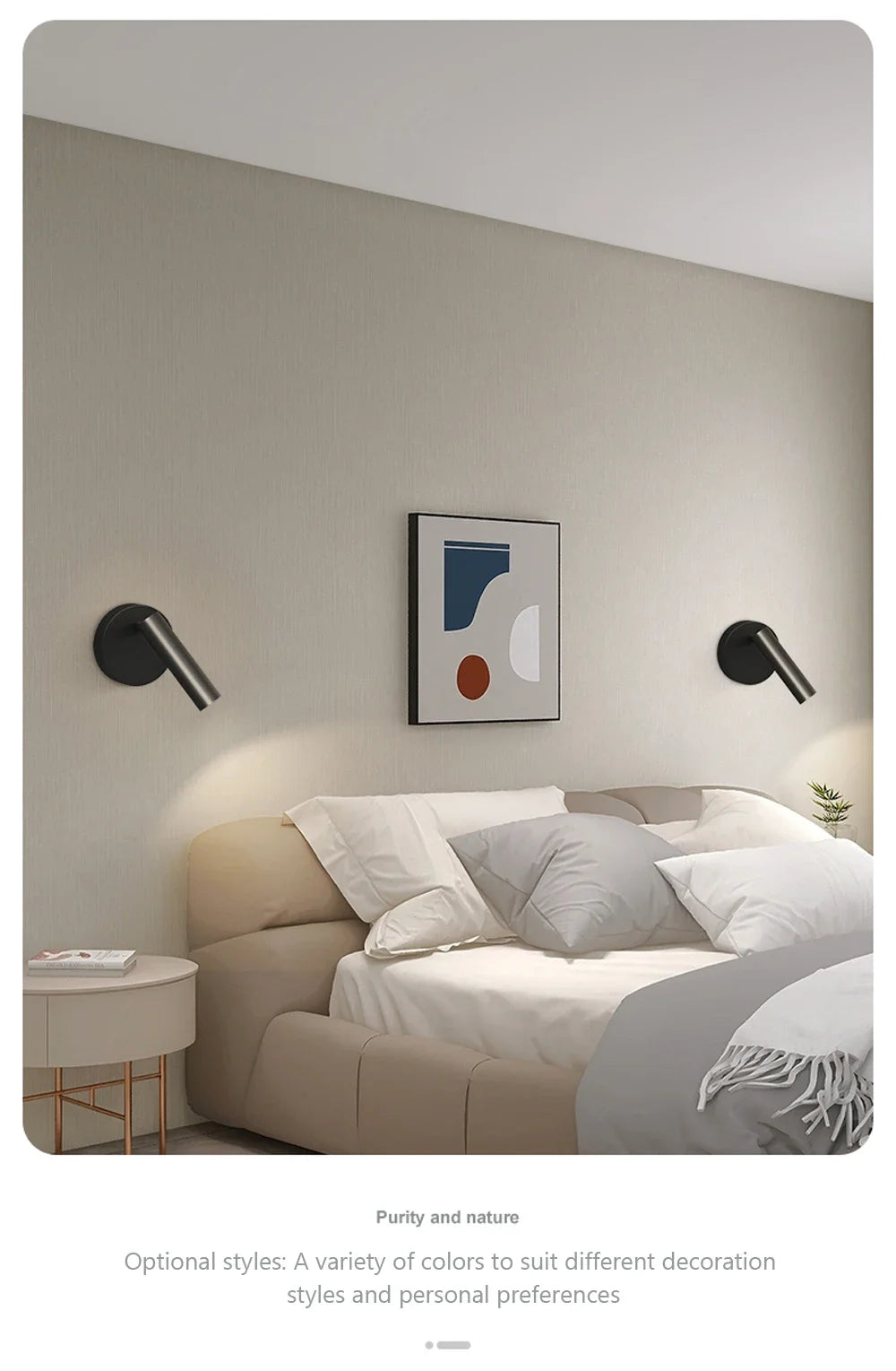 Home Deco Adjustable LED Bedside Wall Lamp