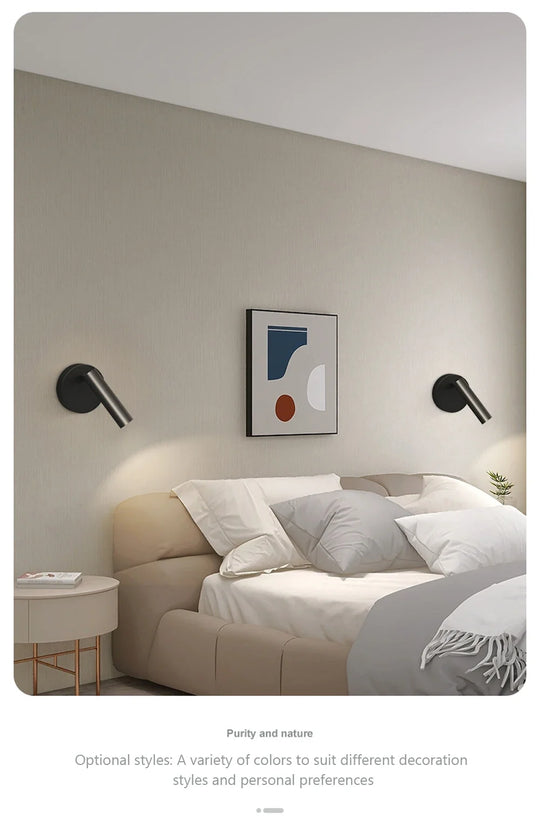 Home Deco Adjustable LED Bedside Wall Lamp
