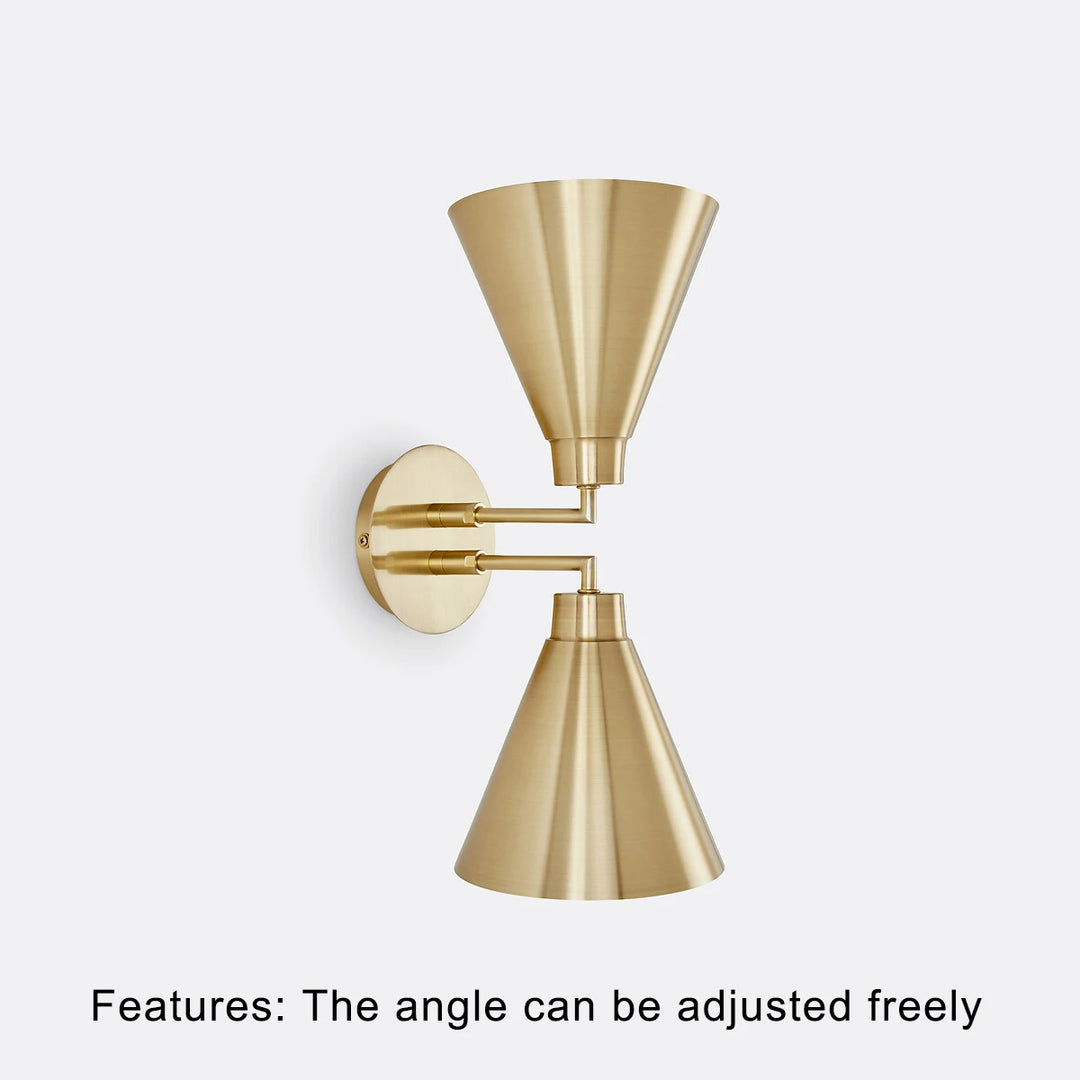 Home Deco Nordic Gold Double Wall Lamp