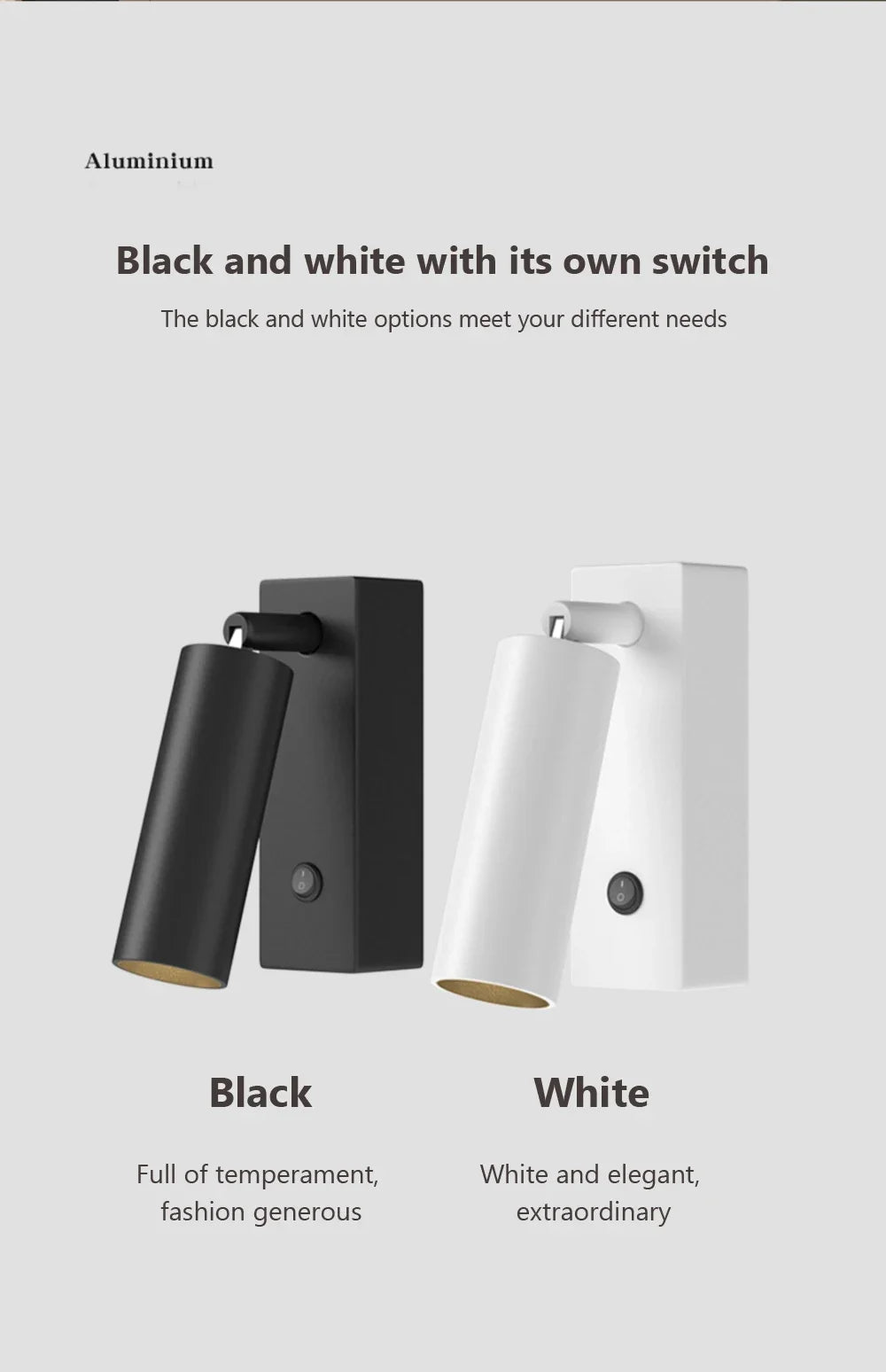 Home Deco Folding LED Bedside Wall Light