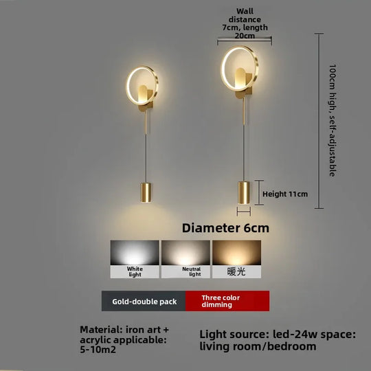 Home Deco Modern Minimalist LED Wall Lamp