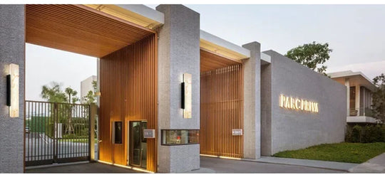 Home Deco Outdoor Imitation Marble LED Wall Light