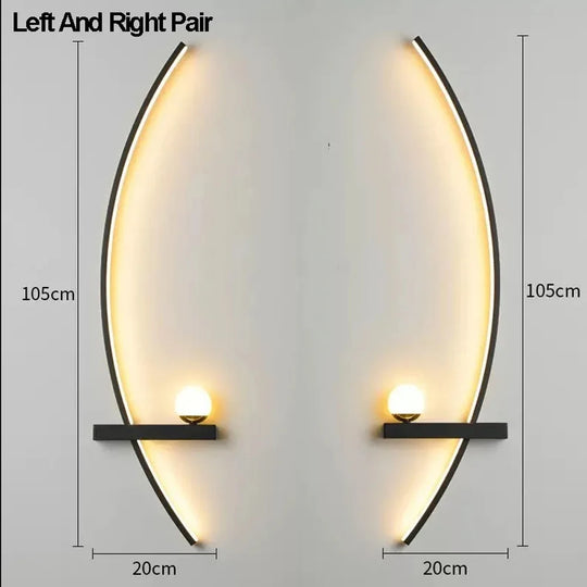 Home Deco Modern LED Moon Wall Lamp