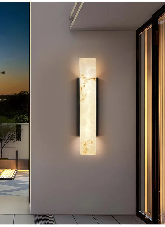 Home Deco Outdoor Imitation Marble LED Wall Light