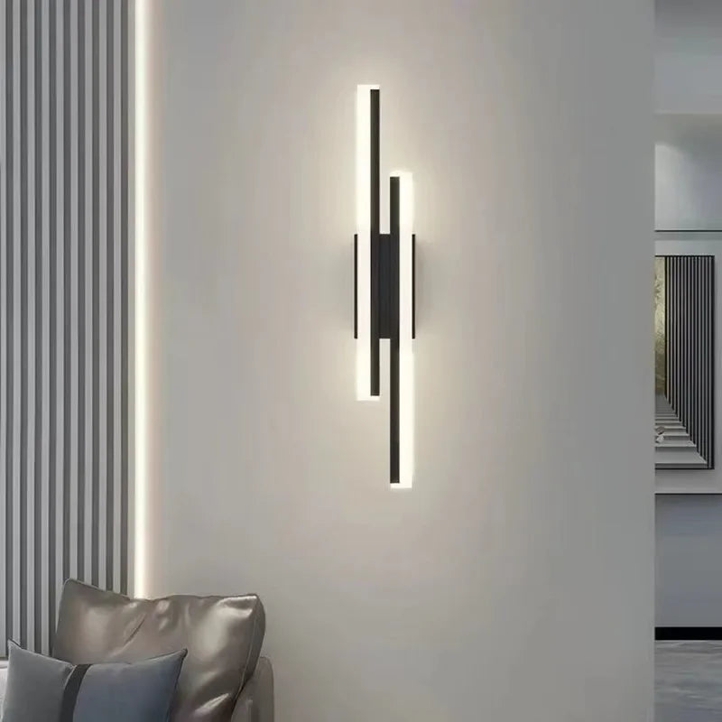 Home Deco Copper Line Acrylic Wall Lamp