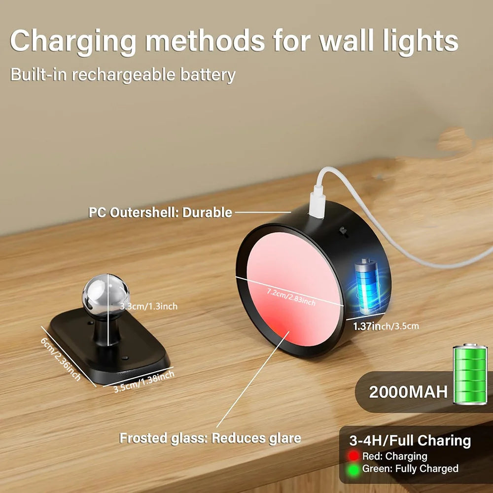 Home Deco RGB Magnetic LED Wall Lamp
