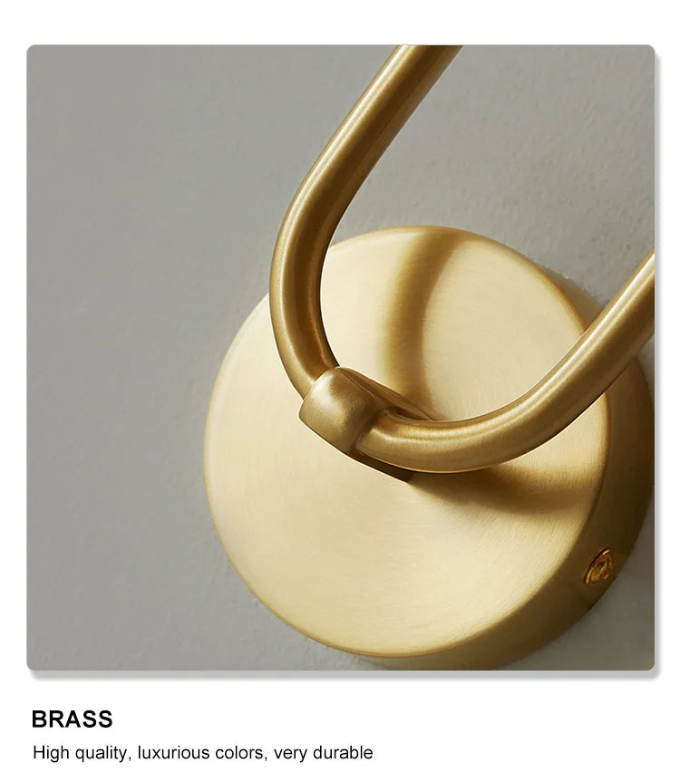 Home Deco Nordic Gold LED Wall Lamp