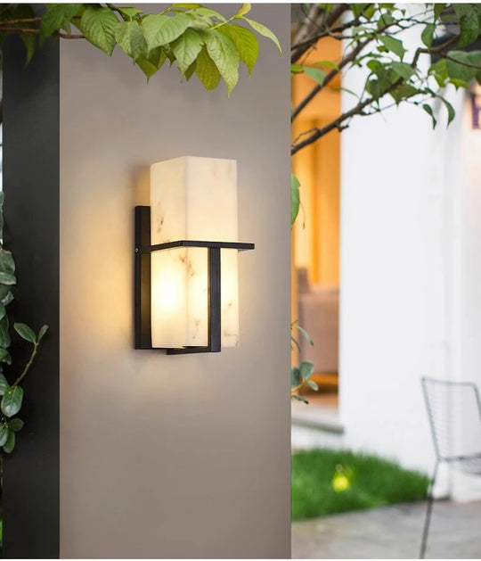 Home Deco Marble LED Outdoor Wall Lamp