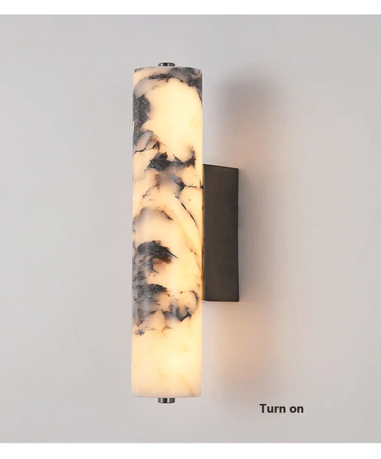 Home Deco Italian Black Marble Wall Lamp