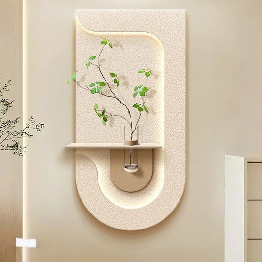 Home Deco Green Plant Wall Light Mural